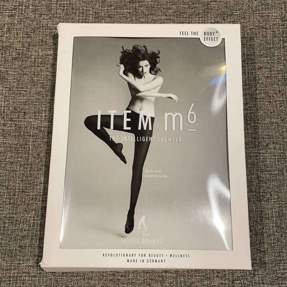 Item m6 Shapewear Black Opaque Tights- New